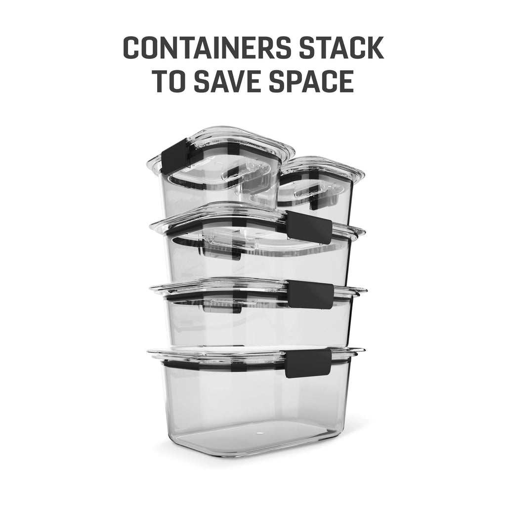 10-Piece Clear Airtight Food Storage Containers J702359