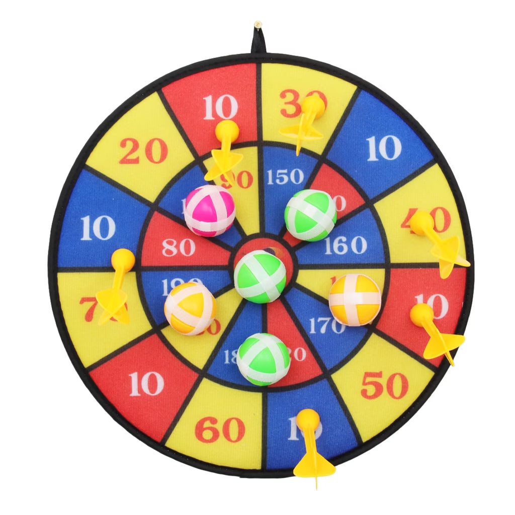 Flocking Dart Board with 4pcs Darts Dartboard Set Z3216
