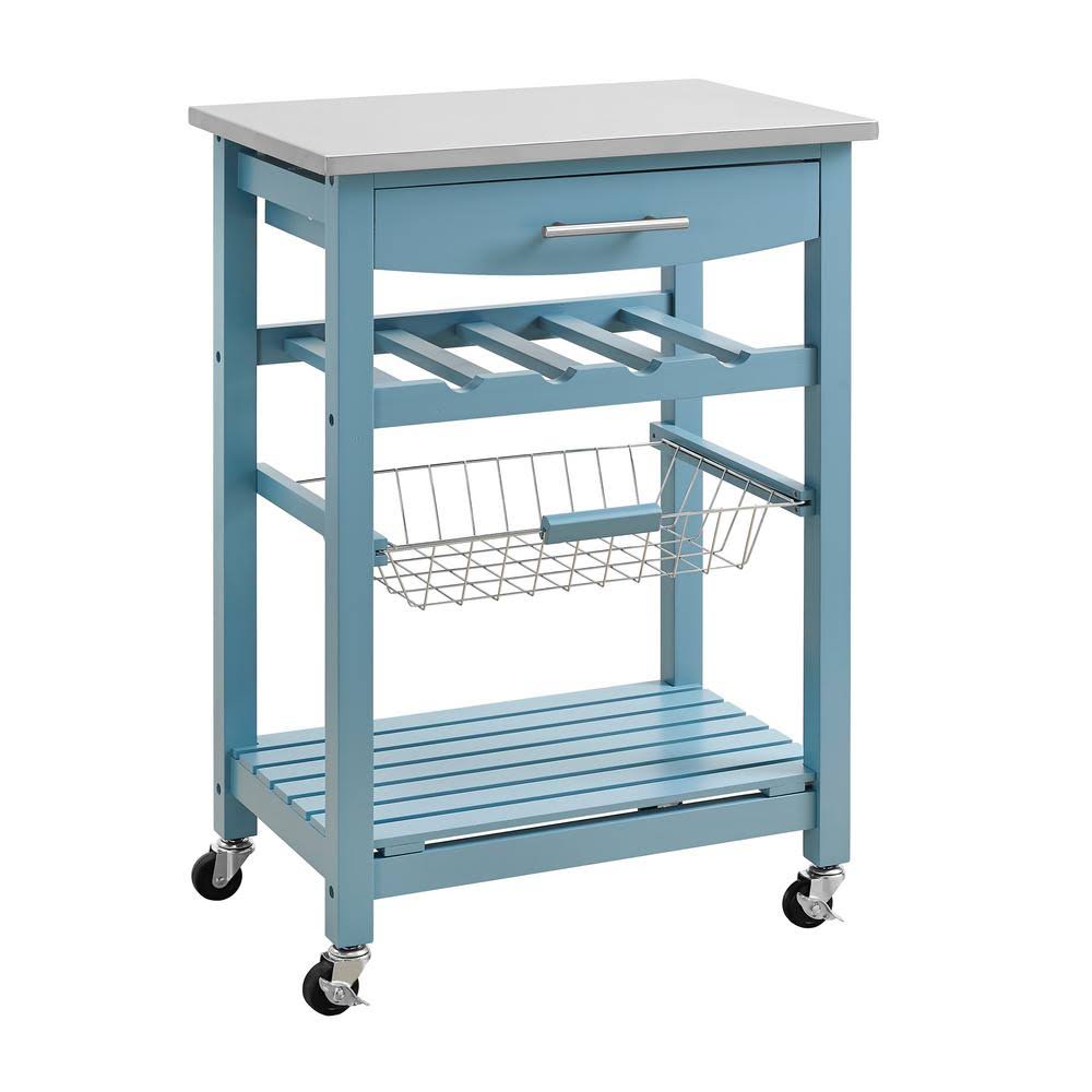 Blue Kitchen Cart R324