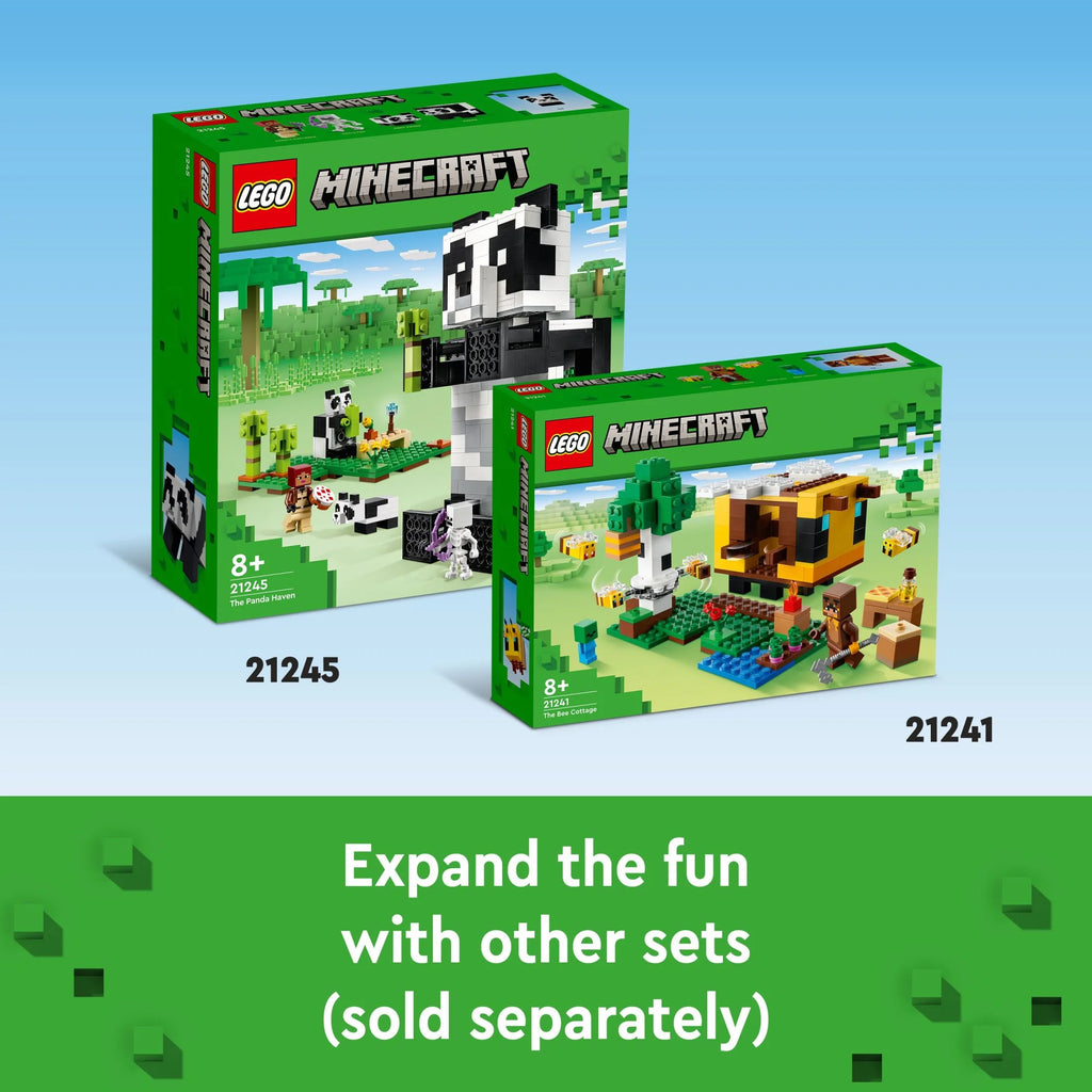 Minecraft Building Set with Buildable House and Animal Figures P242