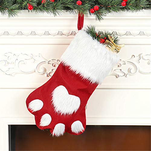Plush Plaid Christmas Stockings C7197