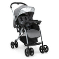 Grey Tweed Reversible Handle Stroller I149957