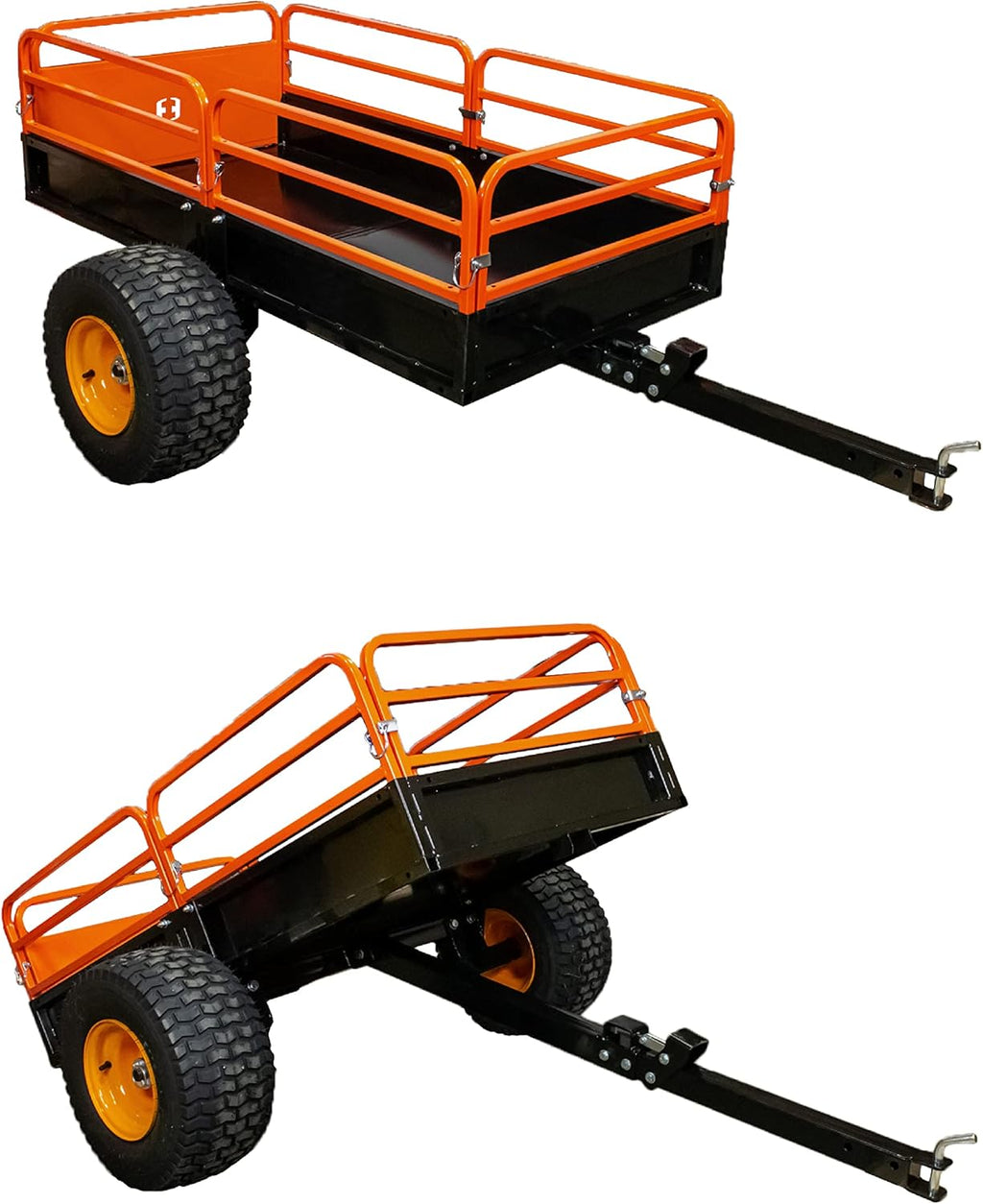 Heavy Duty Utility Cart and Cargo Trailer 1500lb Capacity 15 cu. ft. B54624