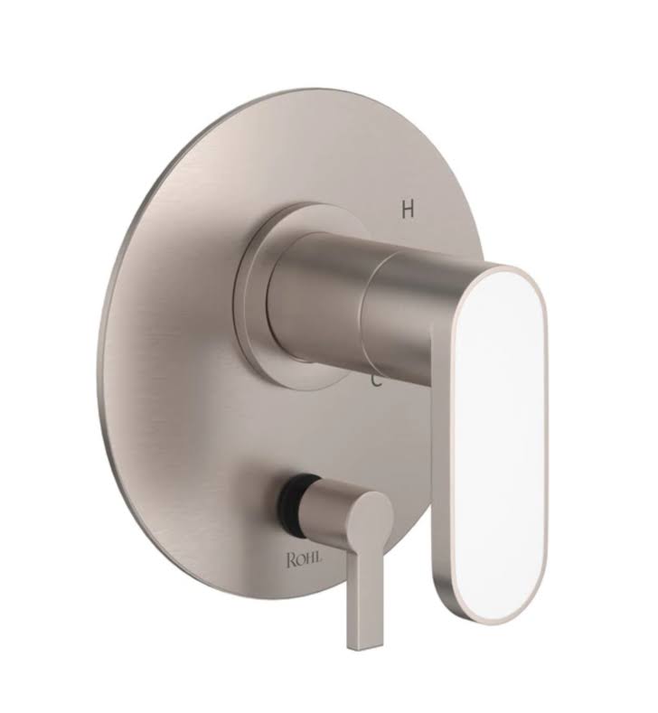 Matte Black Pressure Balance Trim with Diverter with Lever Handle K157