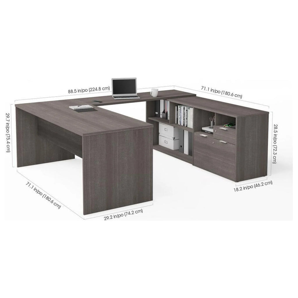 72W U-Shaped Executive Desk I865302
