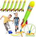 6 Foam Rockets Toy Air Rocket Launchers Glow in the Dark R1380