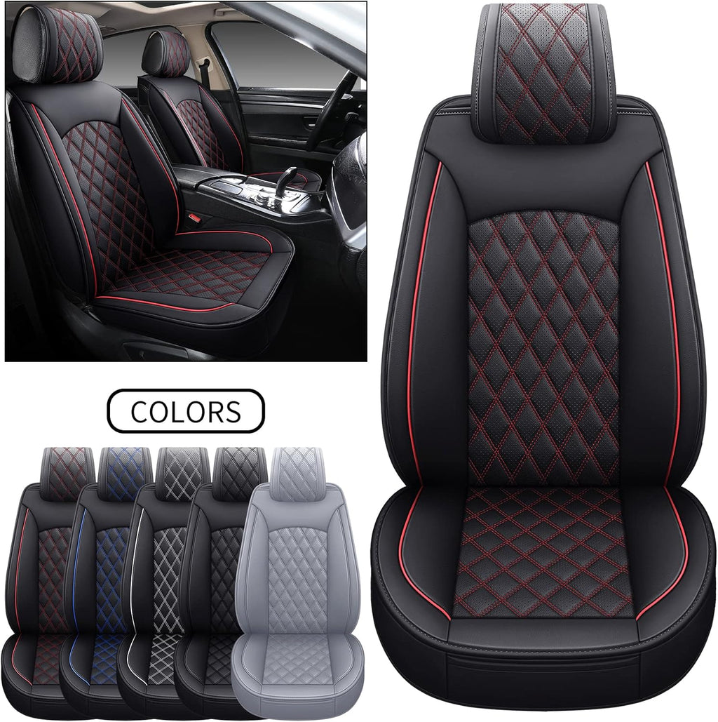 Waterproof Faux Leather Car Seat Covers Full Set N1131