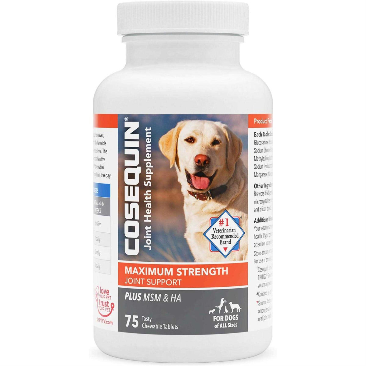 Maximum Strength MSM & HA for Dogs O593357