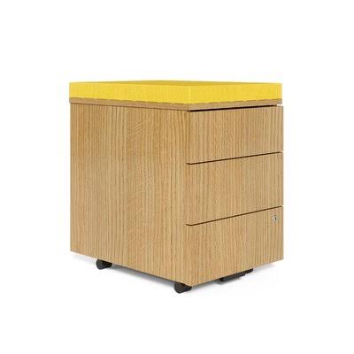 3-Drawer Vertical Filing Cabinet Strata Oak/Eureka N3582