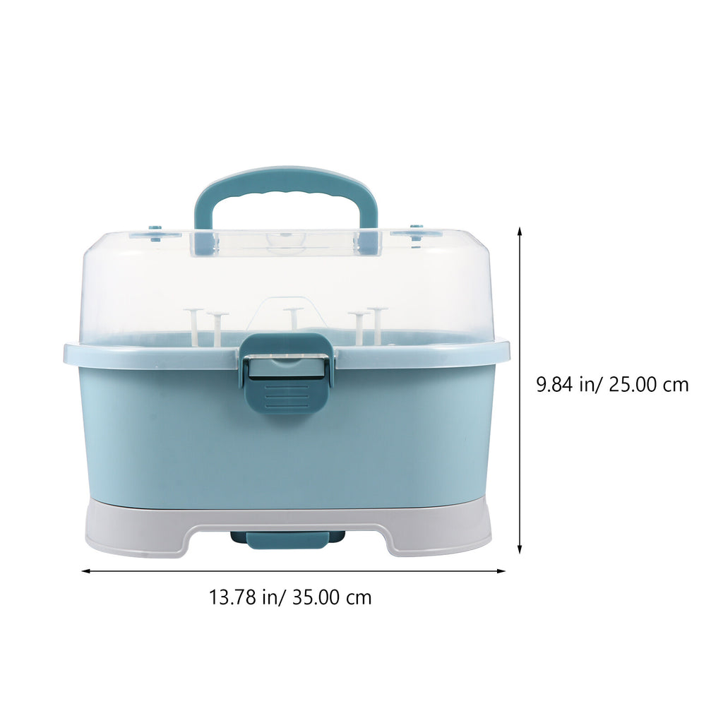 Milk Bottle Case Baby Bottle Drying Rack Box Baby Supplies Container J508