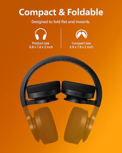 Wireless Over-Ear Bluetooth Headphones with Noise Canceling B1257