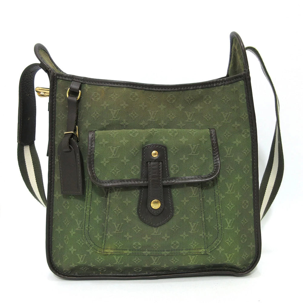 Khaki Green Monogram Shoulder Bag C767