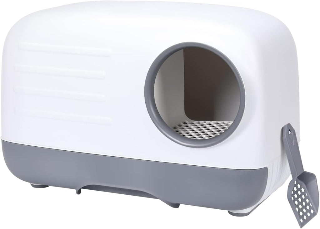 Fully Enclosed Cat Litter Box with Pull-Out Litter Tray X280604