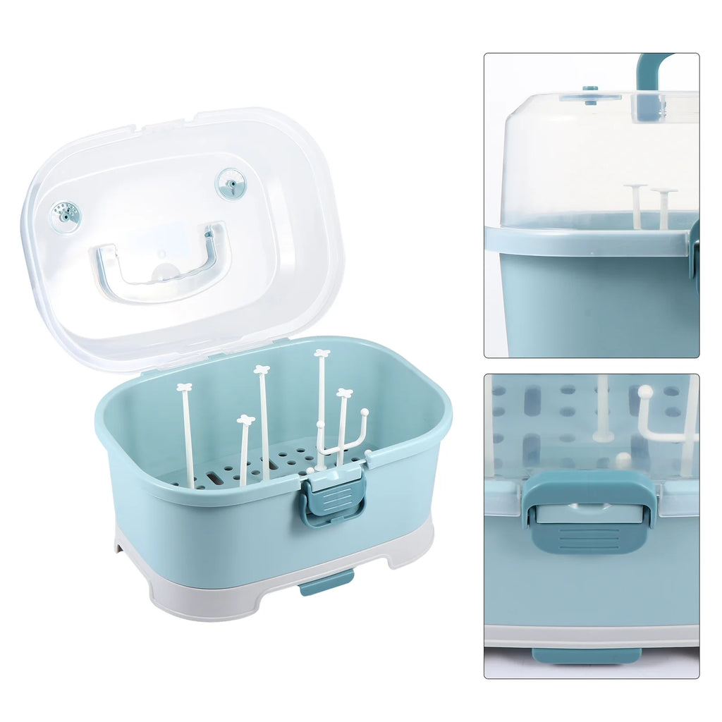 Milk Bottle Case Baby Bottle Drying Rack Box Baby Supplies Container J508