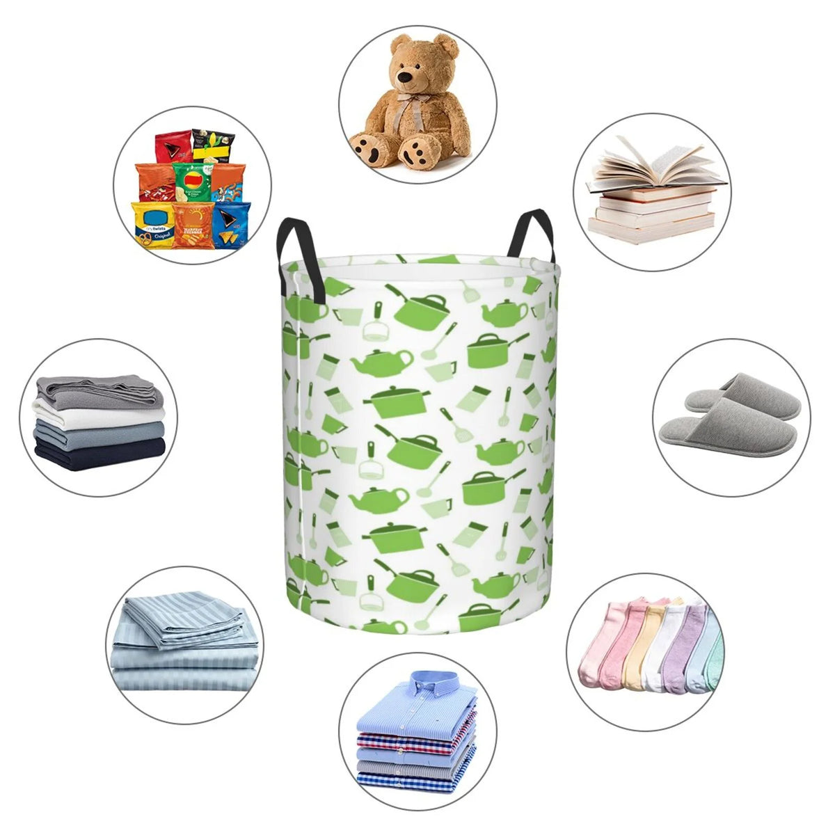 Collapsible Waterproof Laundry Hamper B889185
