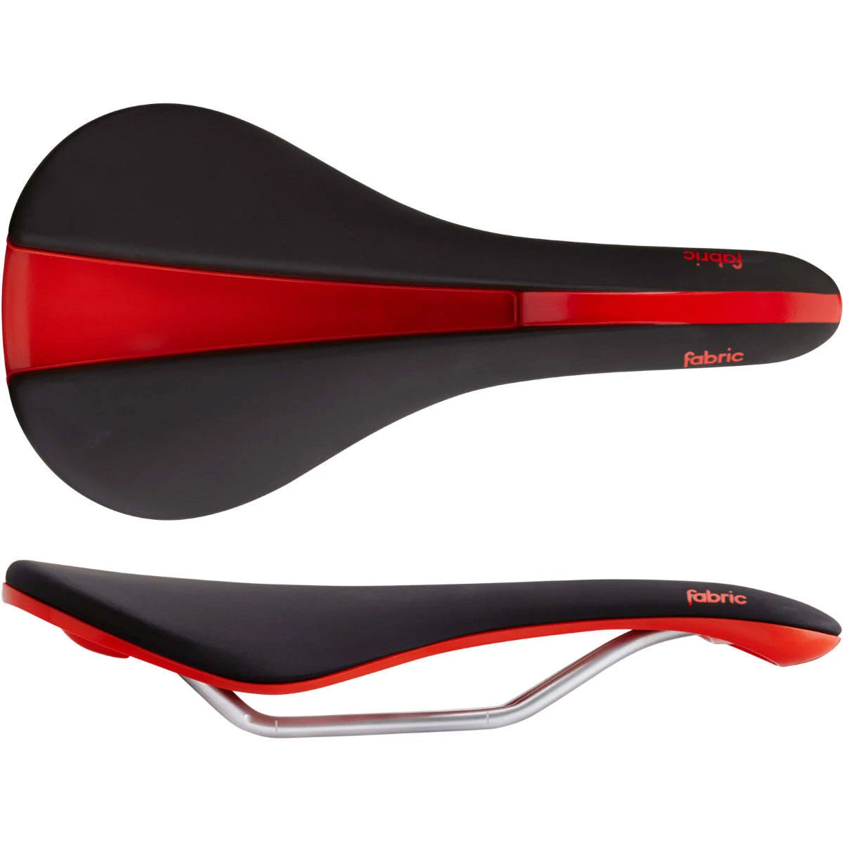 Black Red Shallow Saddle I1828