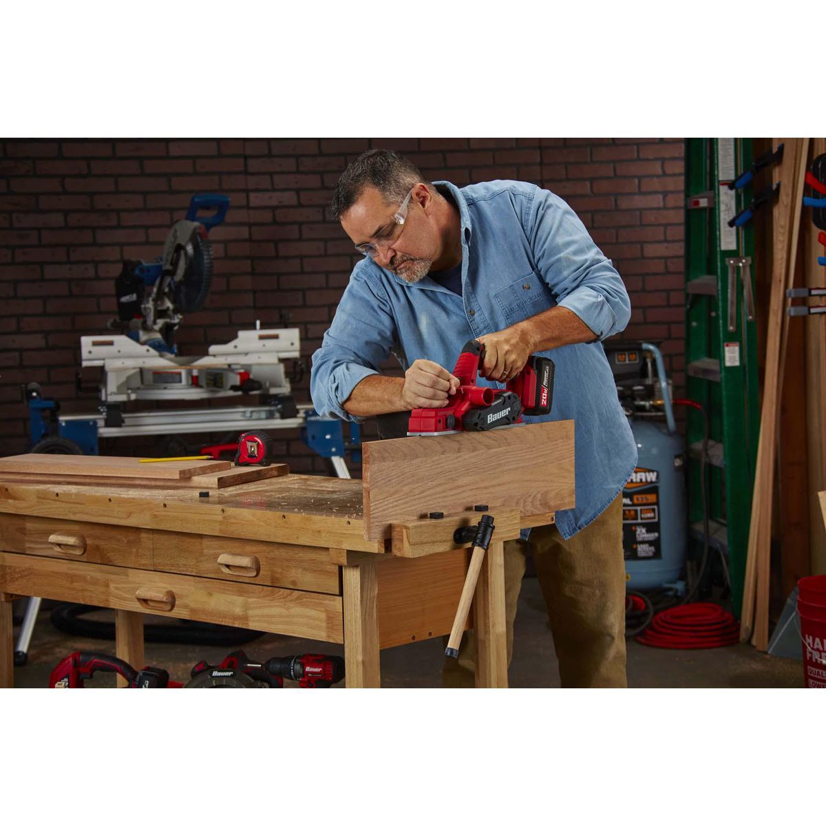 60 in. 3-Drawer Hardwood Workbench Z520