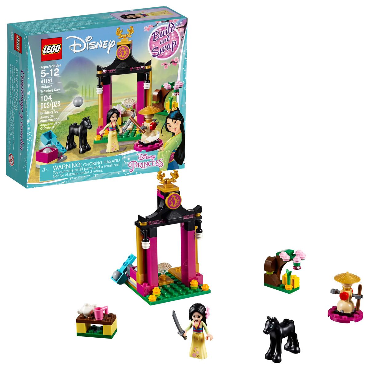 LEGO Disney Princess Mulan's Training Day 41151 (104 Pieces) P651166