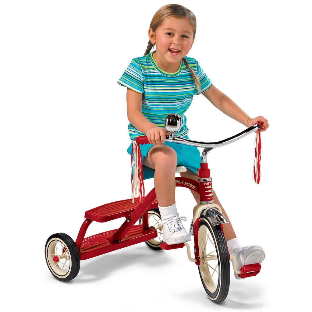 Classic Red Dual Deck Tricycle W83150