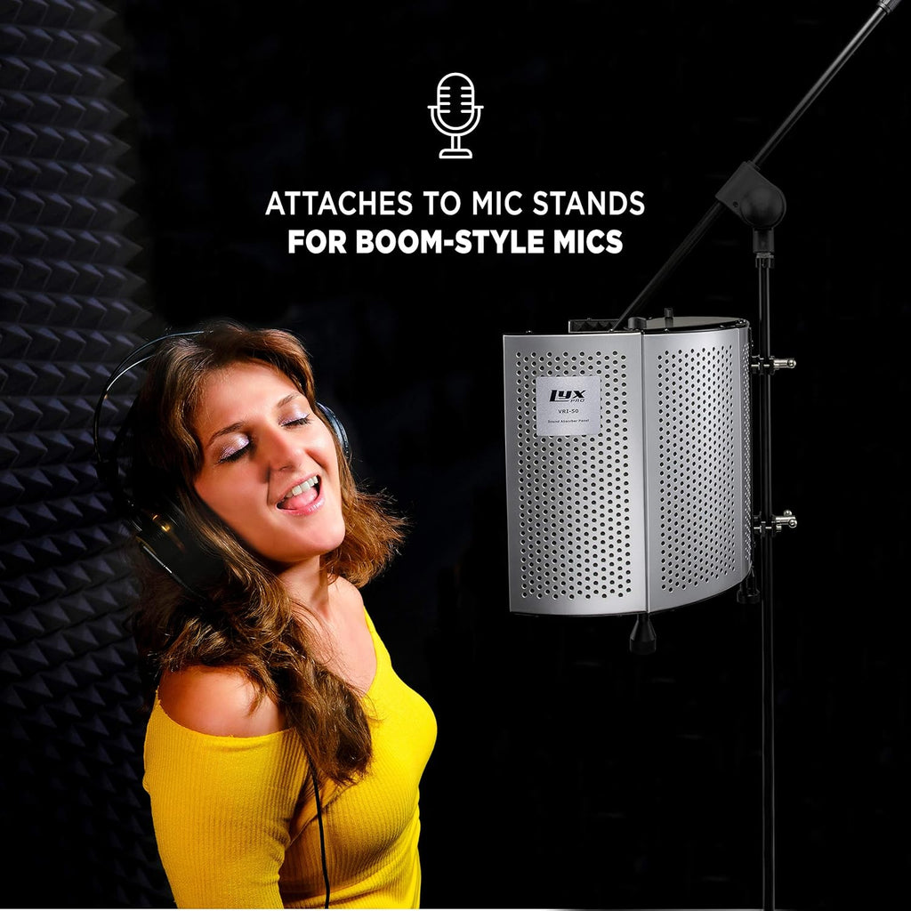 Portable Microphone Shield with Stand Mountable B5056