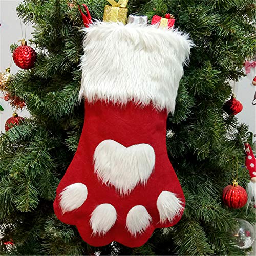 Plush Plaid Christmas Stockings C7197