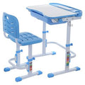 Blue 2 Piece Activity Table and Chair Set Q6534