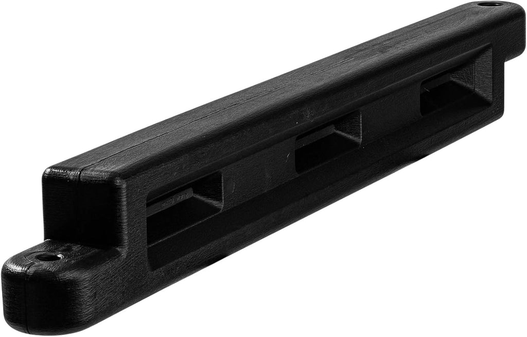 Black Plastic Interlocking Playground Edging Border, 52" L X 4" W X 6" H (2 Pack) P1528