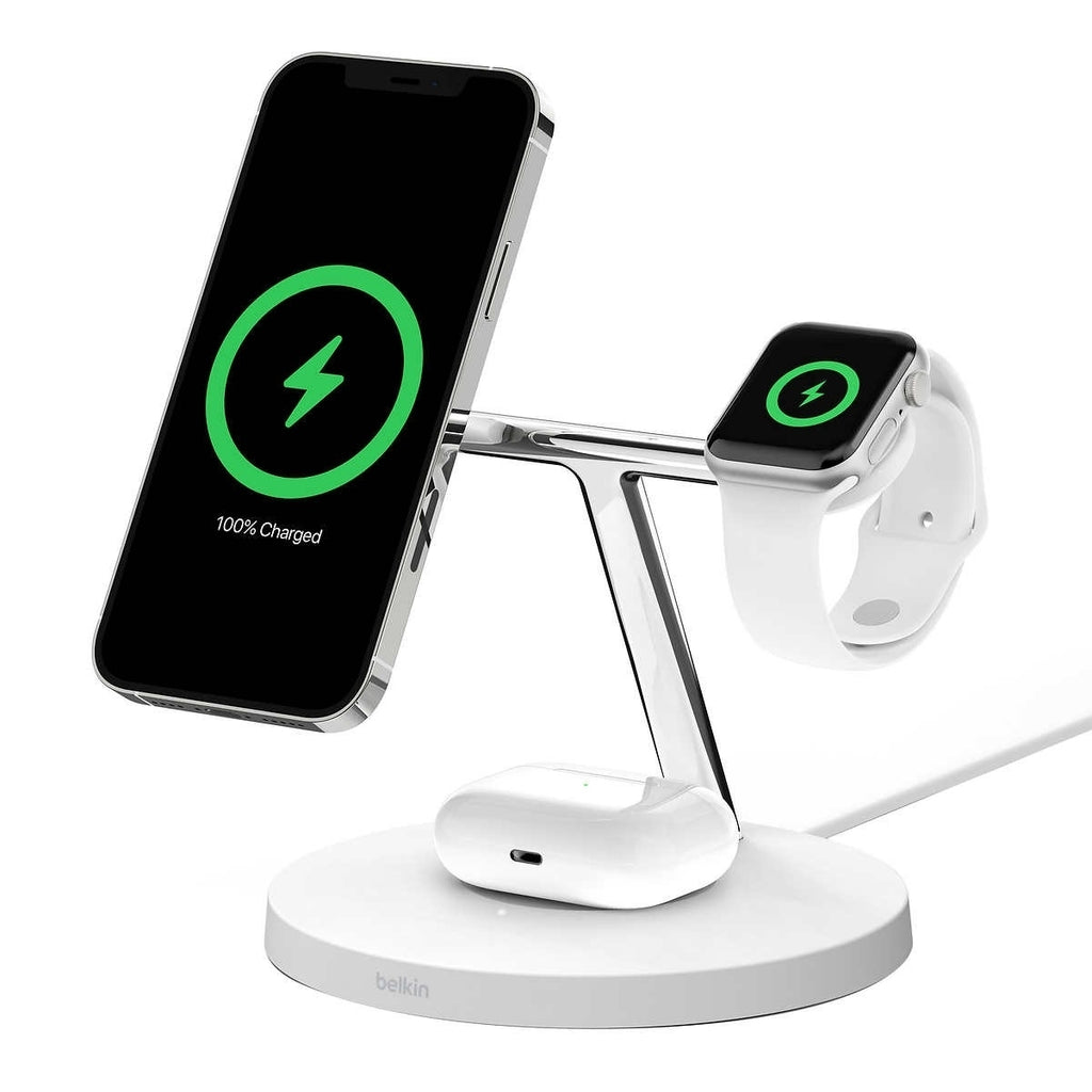 3-in-1 Wireless Charger with MagSafe 15W M54221