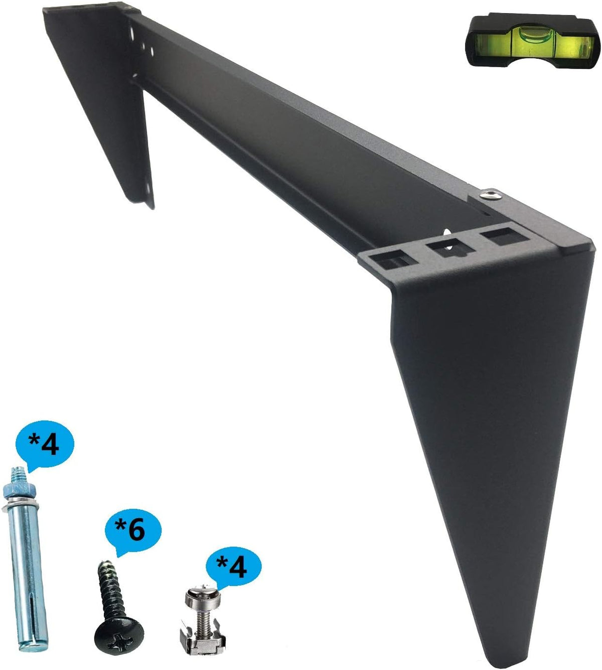 19 Inch 1U Heavy Duty Wall Mountable Server Rack Pack of 2 B243