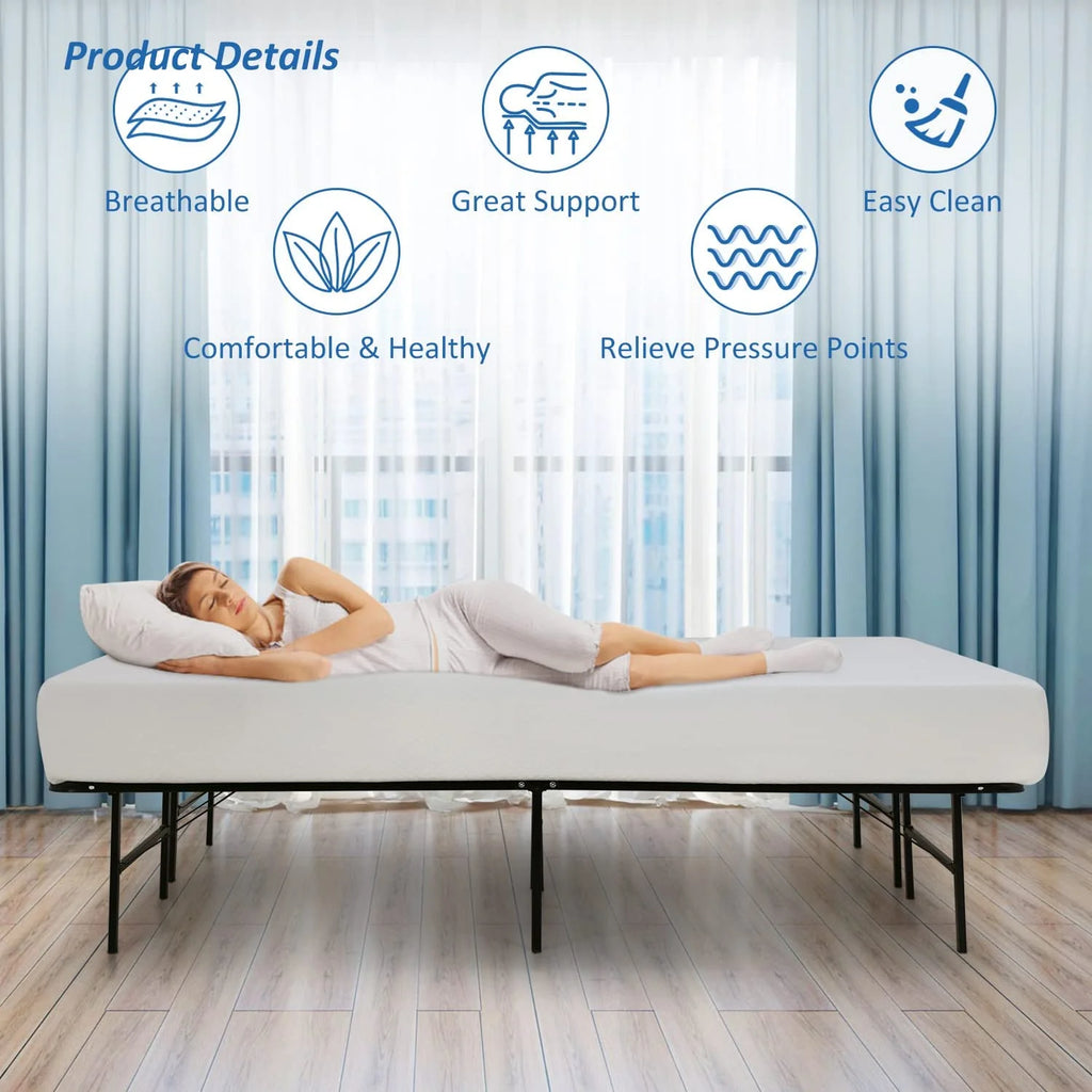 Queen 8 Inch Gel Memory Foam Medium Firm Mattress I84561