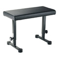 Black Keyboard Piano Bench G143853