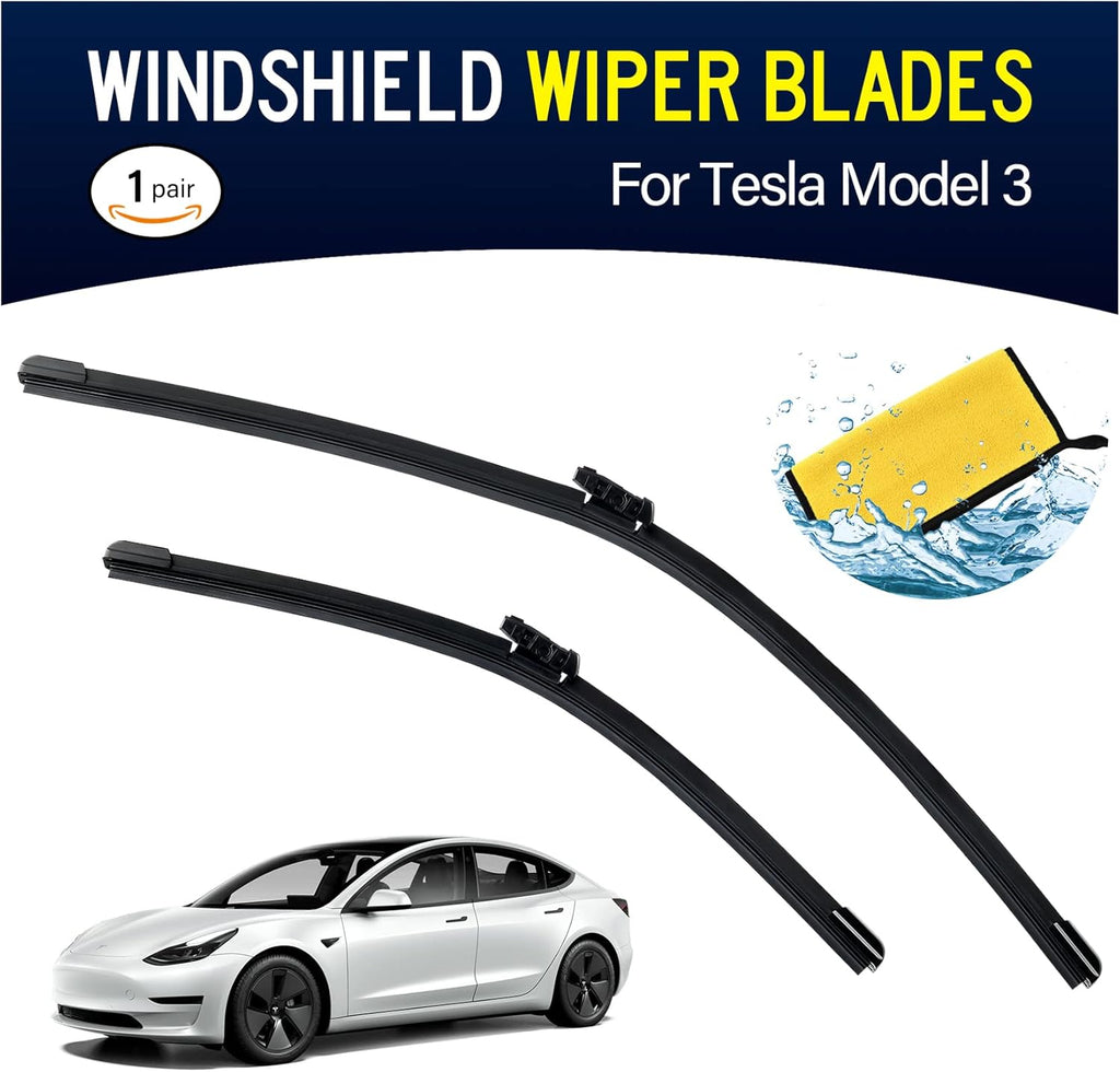 Windshield Wiper Blades for Tesla Model 3/Y, Set of 4, Pack of 2 I6284