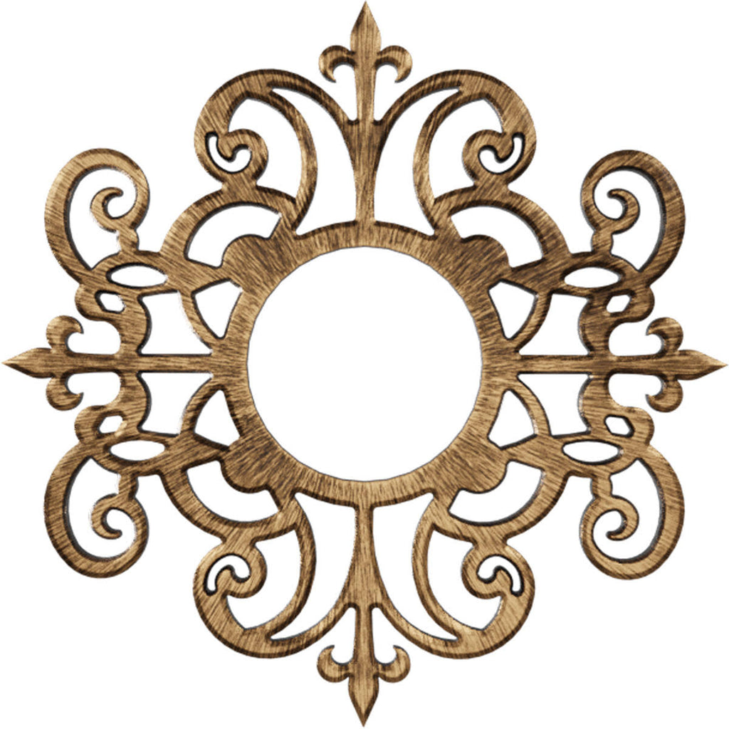 30x22OD x 9 3/4x22ID x 1x22P Dijon PVC Pierced Ceiling Medallion U305063