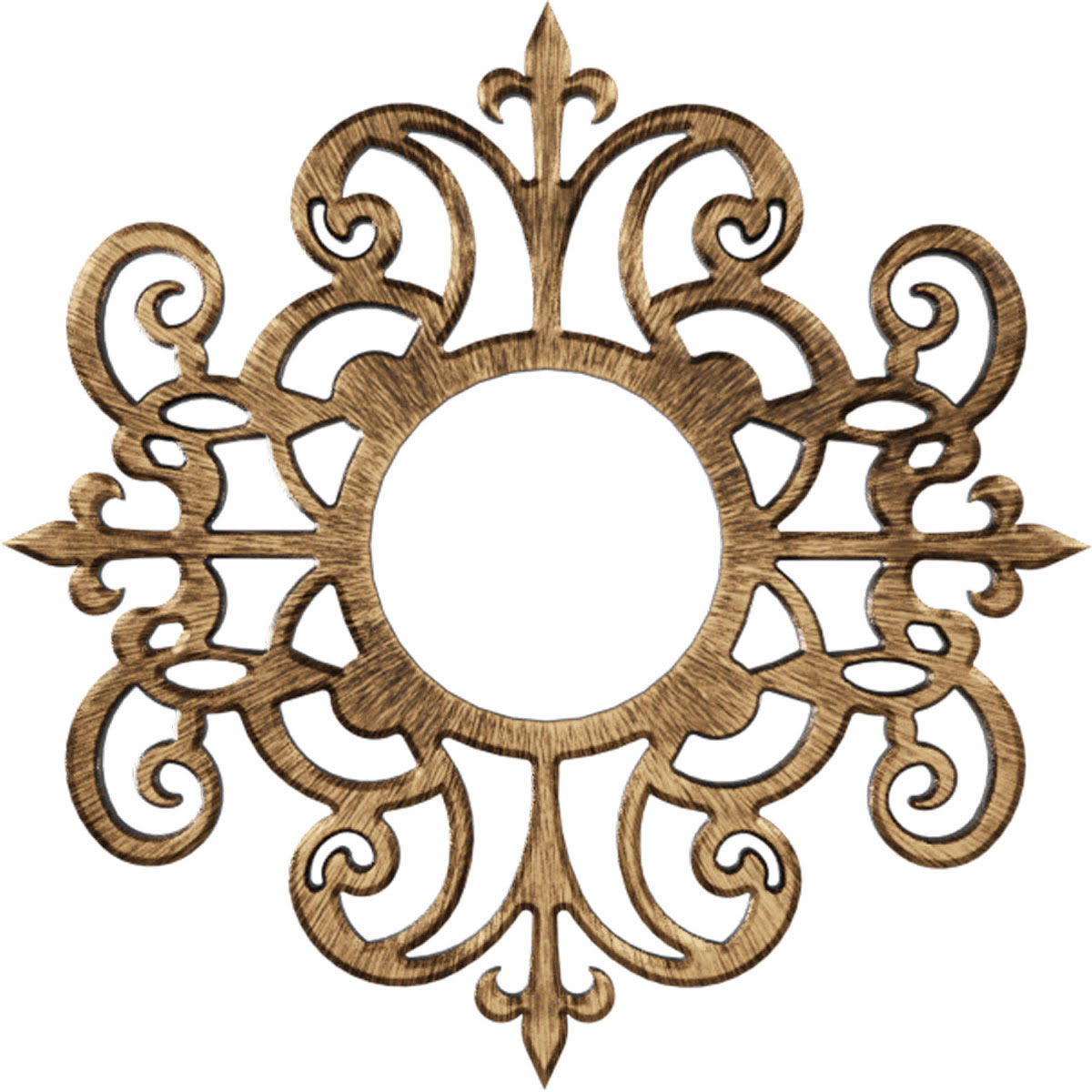 30x22OD x 9 3/4x22ID x 1x22P Dijon PVC Pierced Ceiling Medallion U305063