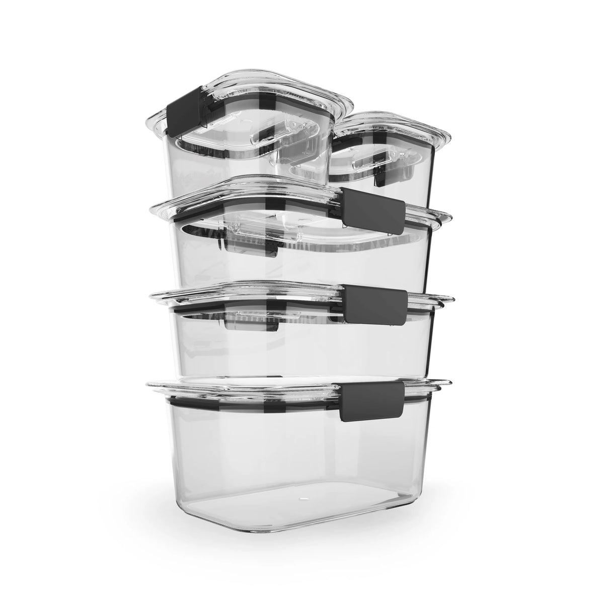 10-Piece Clear Airtight Food Storage Containers J702359