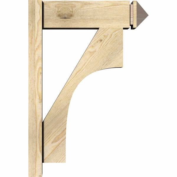 6 in. x 26 in. x 18 in. Douglas Fir Outlooker E2526