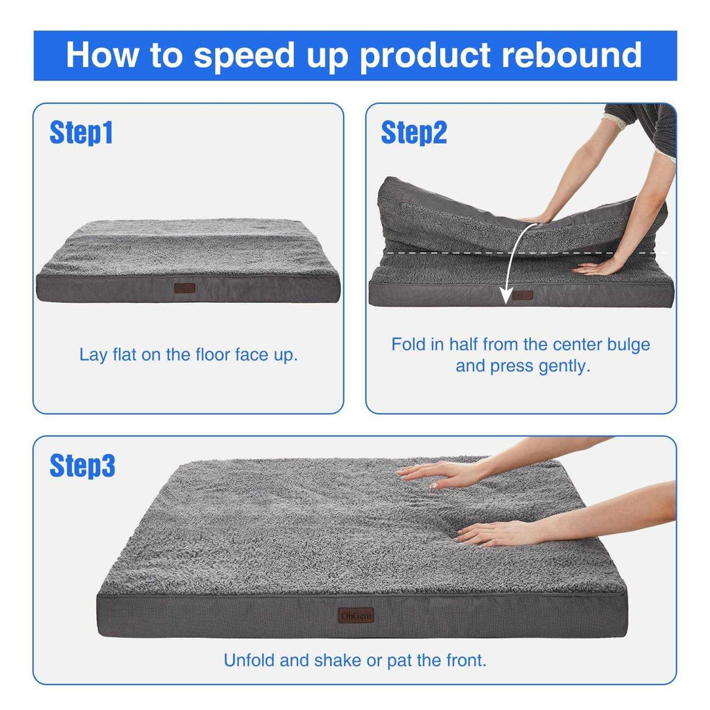 Orthopedic Dog Bed with Egg Foam and Non-Slip Bottom Q2615