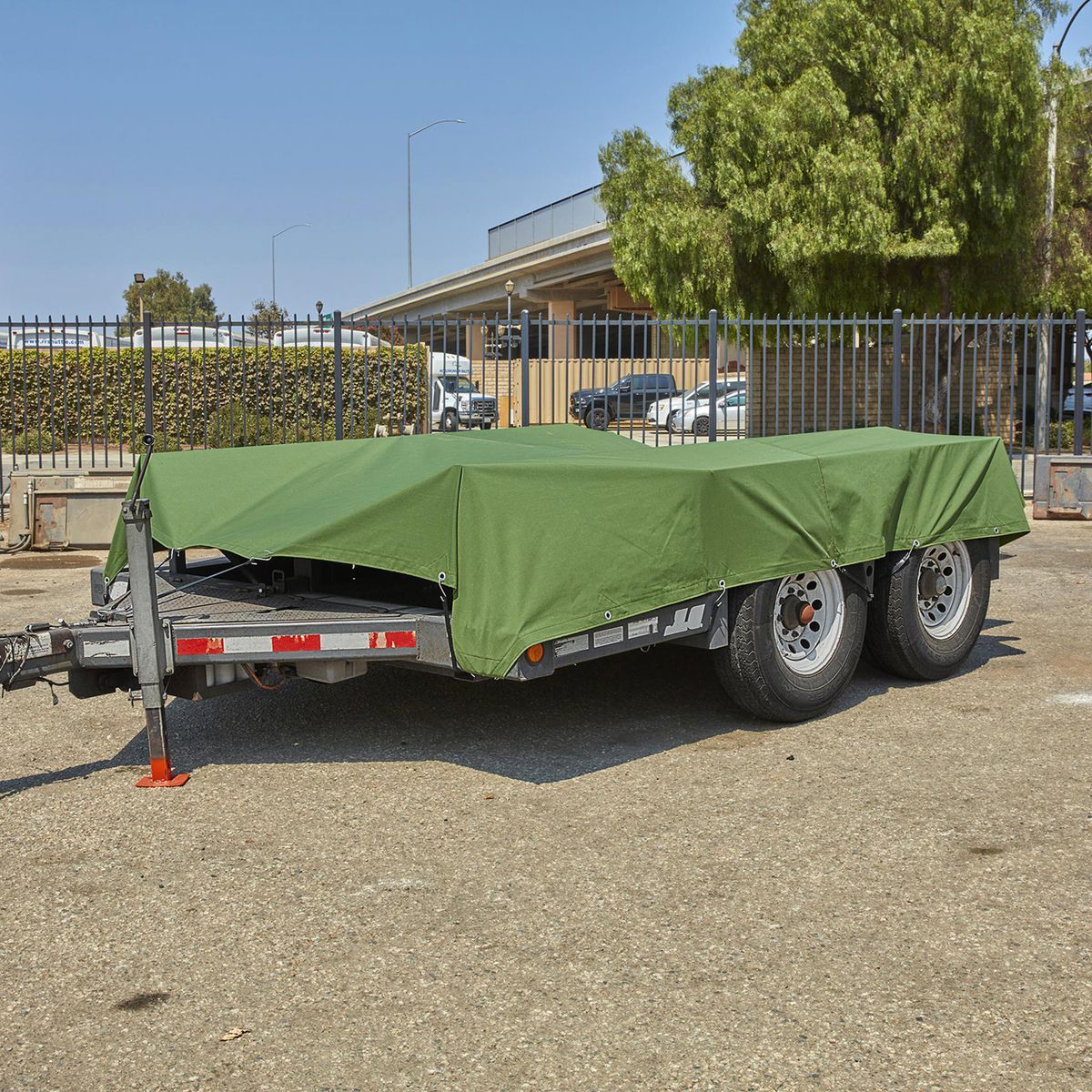 10 ft. x 12 ft. Canvas Tarp Z117