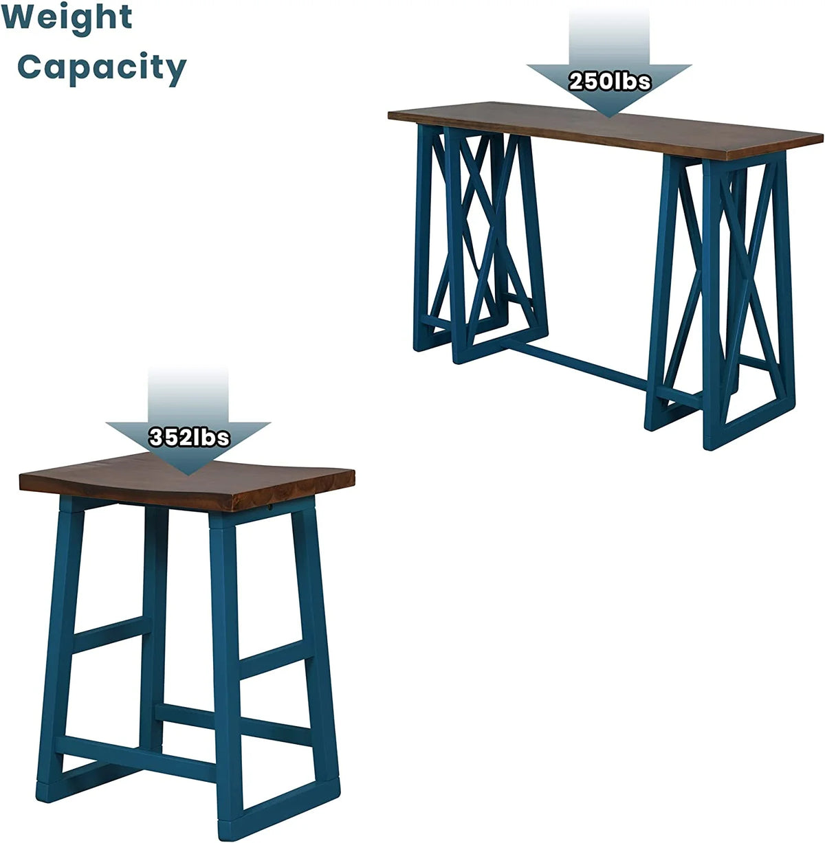 3 Piece Counter Height Table with Storage Cabinet Shelves and 2 Chairs Q18721