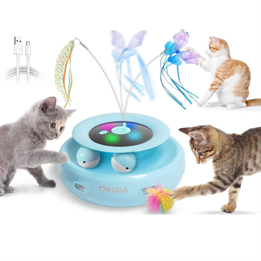 3-in-1 Rechargeable Interactive Cat Toys H477512