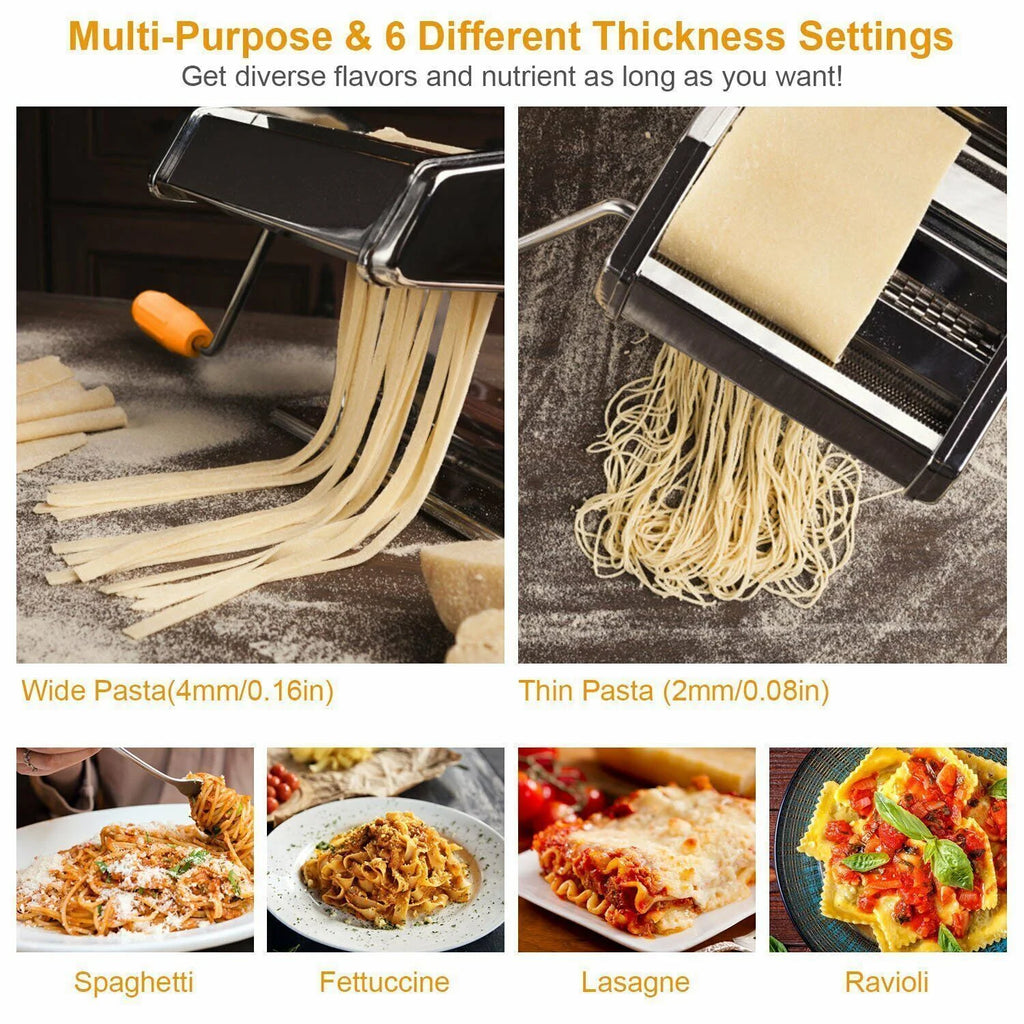 6" Stainless Steel Pasta Maker D882
