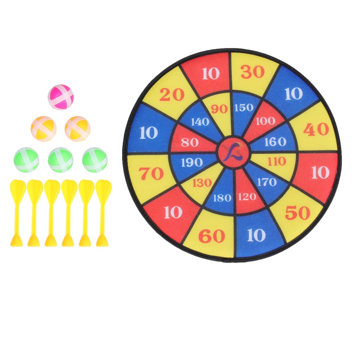 Flocking Dart Board with 4pcs Darts Dartboard Set Z3216