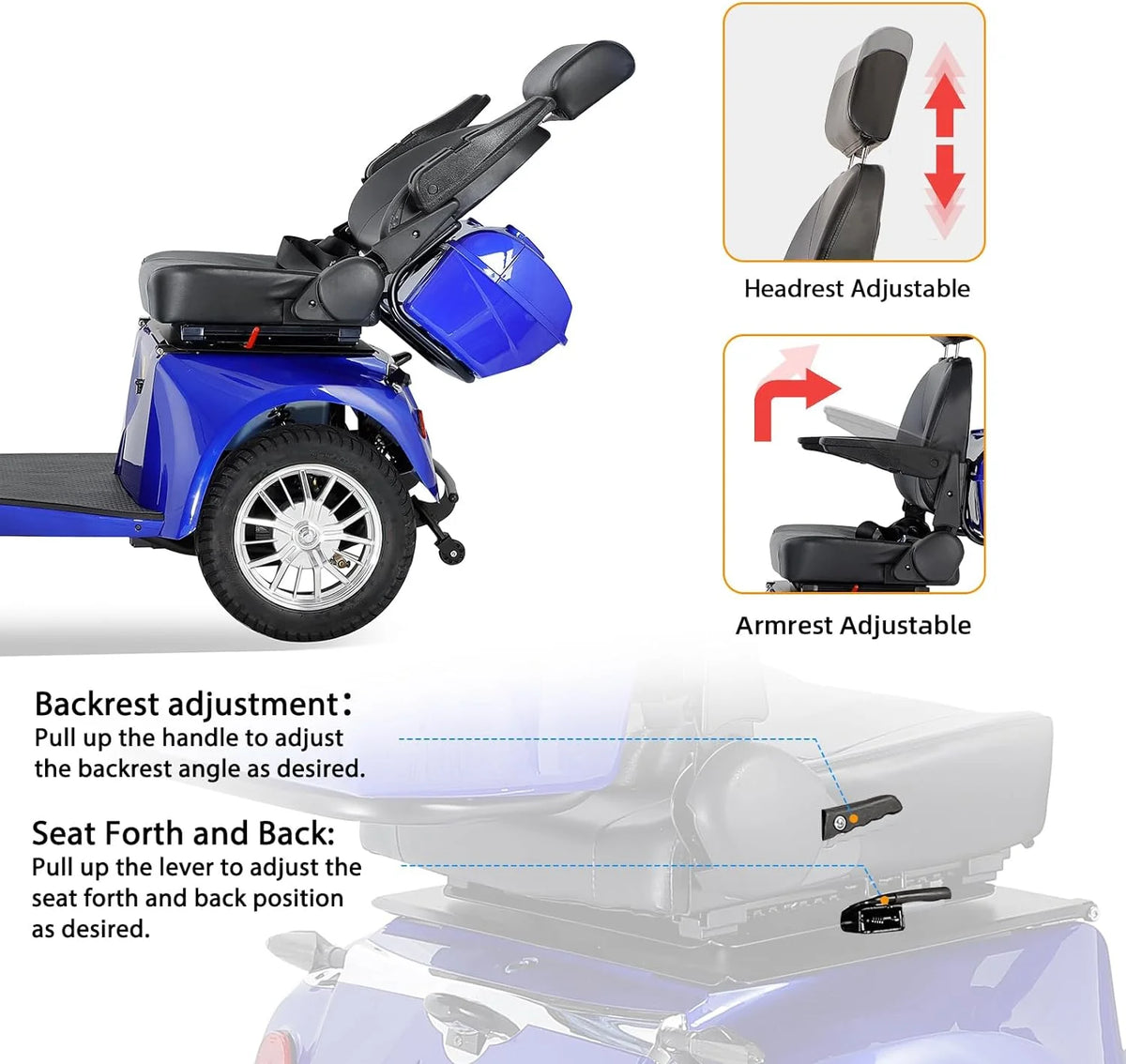 4-Wheel Electric Mobility Scooter F320376