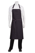 Bib Apron Black-Purple F451