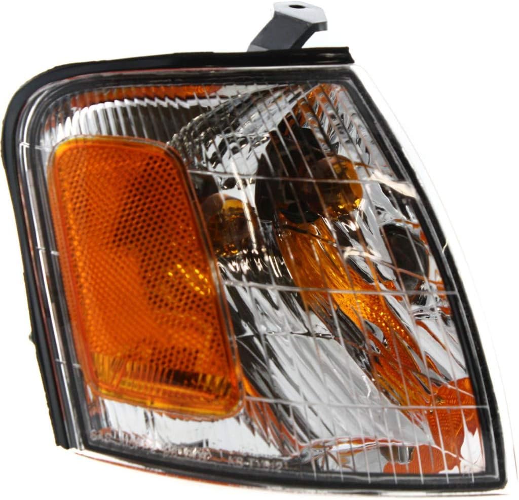 Corner Light for Toyota Avalon 1998 1999 Passenger Side Clear Amber Lens Pack of 2 U5994