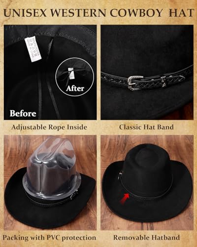 Cowboy Hat Wide Brim F61088