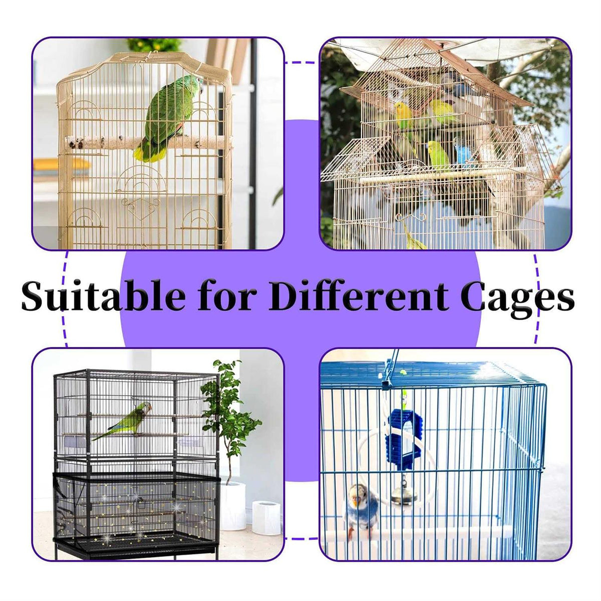 Bird Cage Seed Catcher Nylon Mesh Net R18137