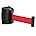 Retractable Wall Mount Caution Belt, 6.5 Ft. Yellow Do Not Enter Belt with Sturdy ABS Casing D605