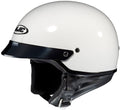 White MD Open Face Motorcycle Helmet U761