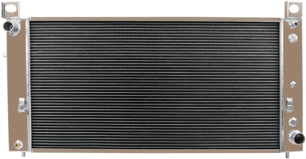 Full Aluminum Radiator & Fan Shroud & Thermostat Relay Kit N136